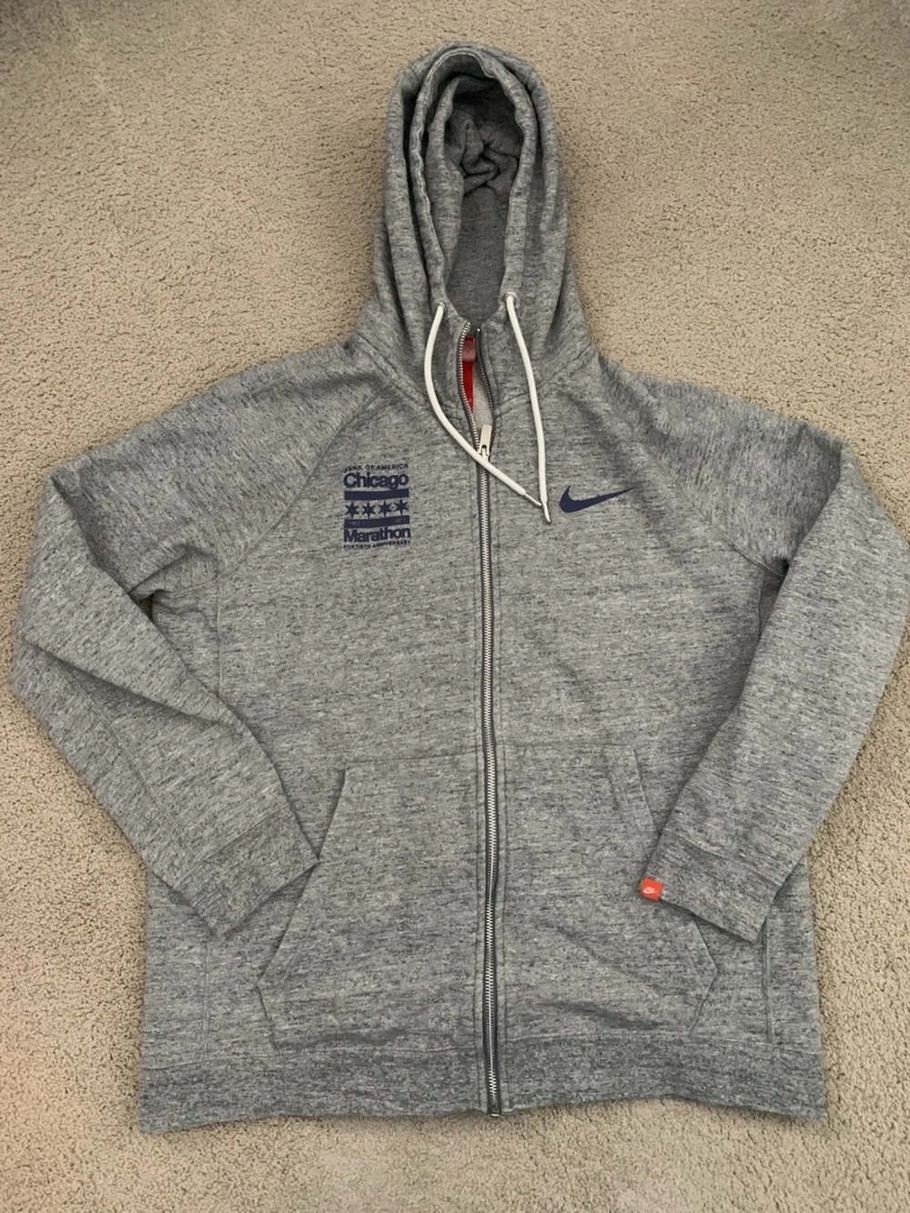Nike 2017 Chicago Marathon Full-Zip Hoodie Medium